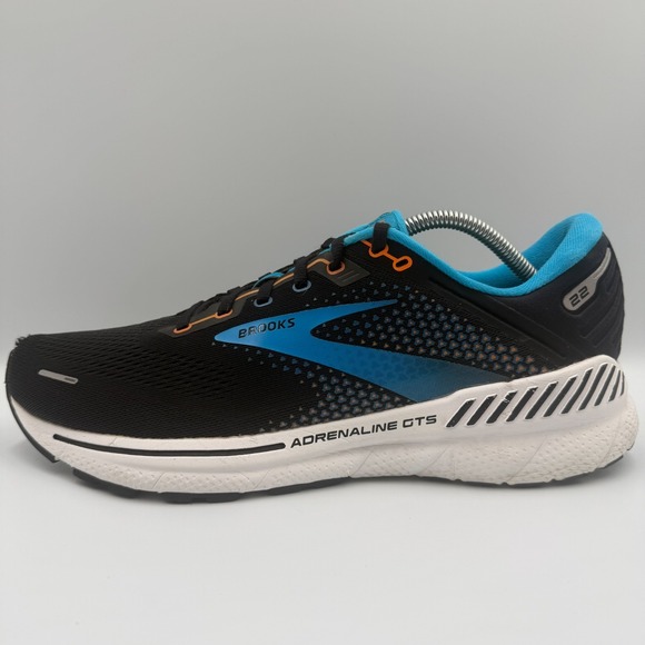 Brooks Adrenaline GTS 22 Men\'s Size 11.5 Black Blue White Running Shoes Sneakers main image 6